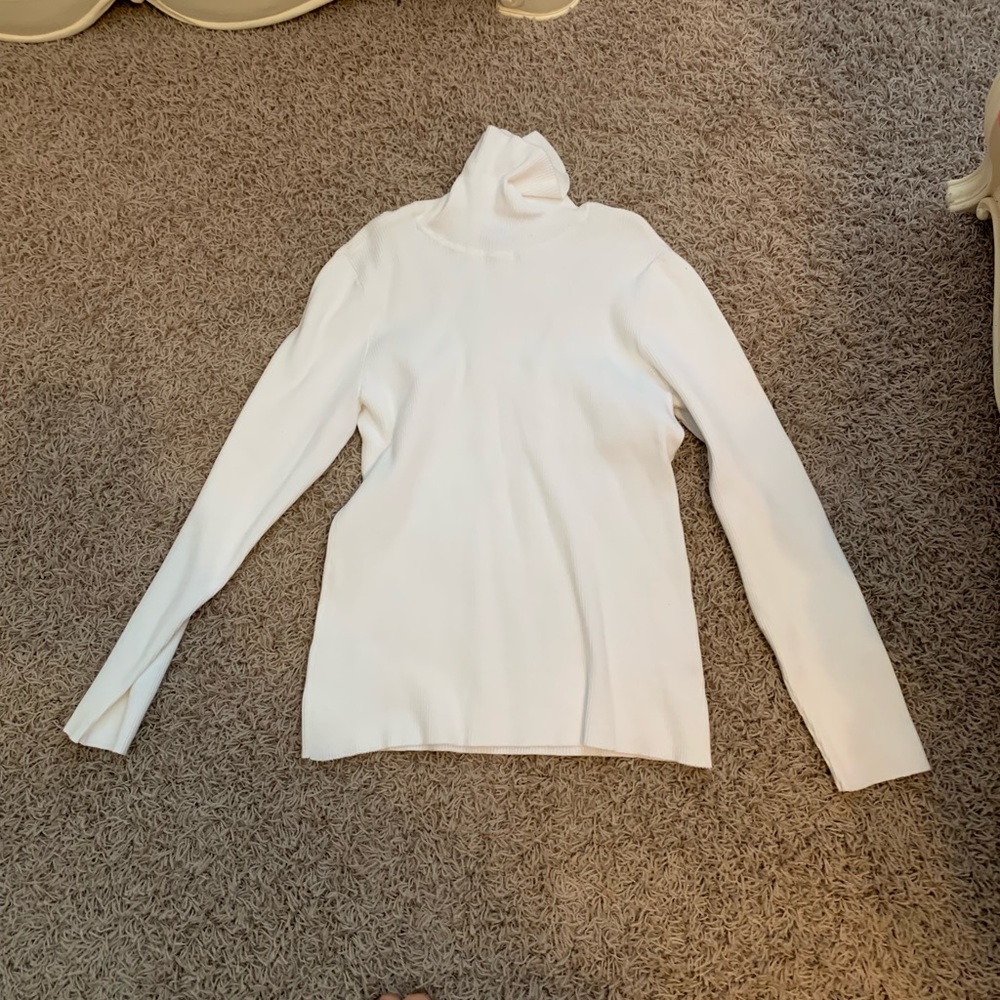White Turtleneck